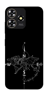 Чехол на ZTE Blade A73 4G Travel Map фото 1 из 1