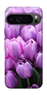 Чехол на Google Pixel 9 Pro Фиолетовые тюльпаны фото 1 из 1