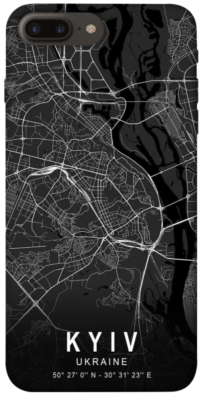 Чехол на Apple iPhone 7 plus / 8 plus Kyiv map фото 1 из 1