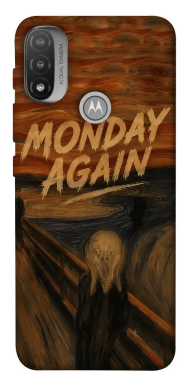 Чехол на Motorola Moto E20 Monday Again фото 1 из 1