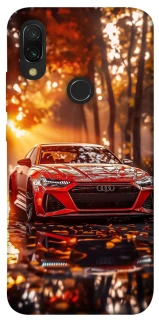 Чехол на Xiaomi Redmi 7 Audi at sunset фото 1 из 1