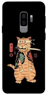 Чехол на Samsung Galaxy S9+ Кот-самурай фото 1 из 1
