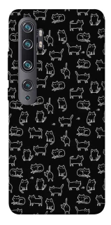 Чохол на Xiaomi Mi Note 10 / Note 10 Pro / Mi CC9 Pro Black Cats фото 1 з 1