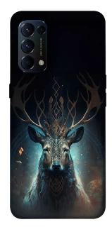 Чехол на Oppo Reno 5 4G Скандинавский олень v2 фото 1 из 1