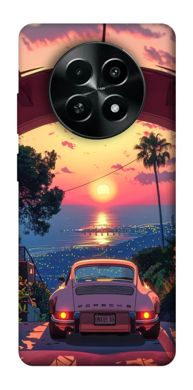 Чехол на Realme Narzo 70x Porsche at sunset фото 1 из 1
