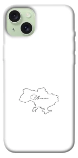 Чохол на Apple iPhone 15 Plus (6.7") Ukraine map фото 1 з 1