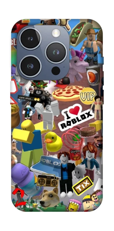 Чехол на Apple iPhone 16 Pro Roblox collage ver.5 фото 1 из 1