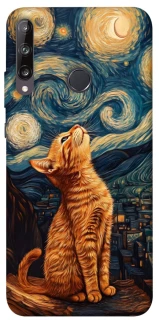 Чохол на Huawei P40 Lite E van gogh cat фото 1 з 1