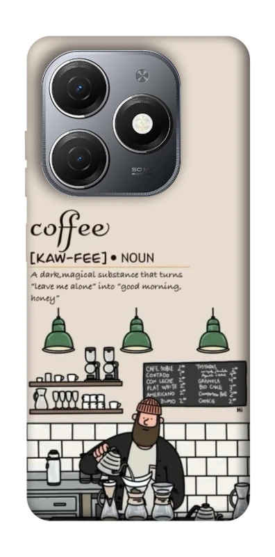 Чехол на TECNO Spark 20 Kaw-fee фото 1 из 1