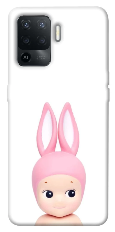 Чохол на Oppo Reno 5 Lite Minimal Bunny Peek фото 1 з 1