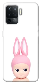 Чехол на Oppo Reno 5 Lite Minimal Bunny Peek фото 1 из 1
