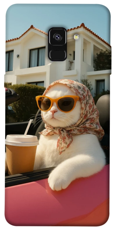 Чохол на Samsung A530 Galaxy A8 (2018) Stylish Cat Cruise фото 1 з 1