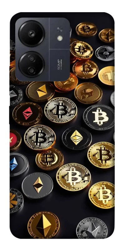 Чохол на Xiaomi Poco C65 Many coins фото 1 з 1