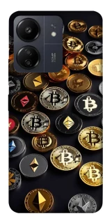 Чехол на Xiaomi Redmi 13C Many coins фото 1 из 1