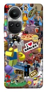 Чехол на Oppo Reno 10 Roblox collage ver.5 фото 1 из 1