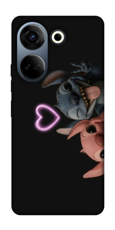 Чехол на TECNO Camon 20 Pro (CK7n) Love Stitch & Angel фото 1 из 1