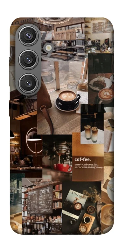 Чехол на Samsung Galaxy S24+ Coffee collage ver.2 фото 1 из 1