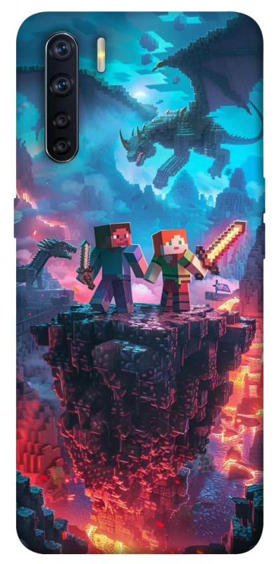 Чохол на Oppo A91 Minecraft v3 фото 1 з 1