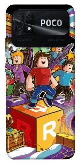 Чехол на Xiaomi Poco C40 Roblox family фото 1 из 1