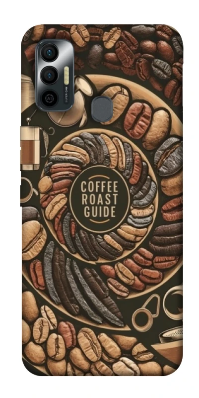 Чехол на TECNO Spark 7 Coffee roast guide фото 1 из 1
