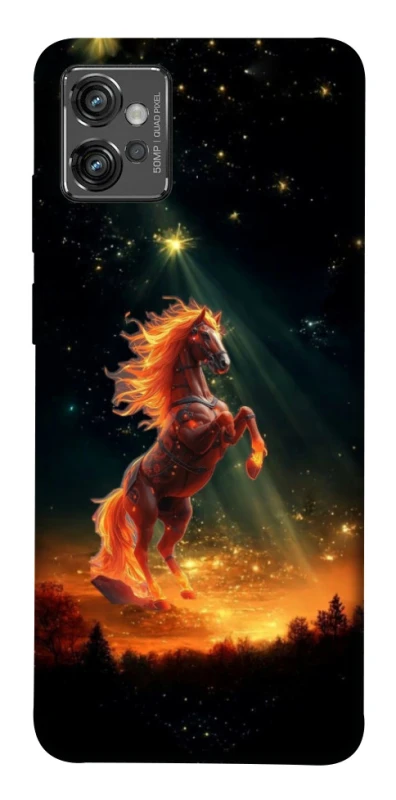 Чохол на Motorola Moto G32 Red Fire Horse ver.2 фото 1 з 1