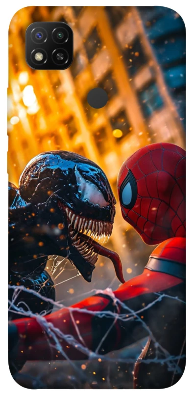 Чохол на Xiaomi Redmi 9C Venom vs Spiderman фото 1 з 1