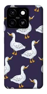 Чохол на ZTE Blade A55 4G Гуси з претензією фото 1 з 1