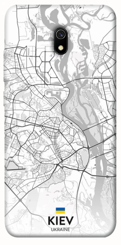Чехол на Xiaomi Redmi 8a Kiev white map фото 1 из 1
