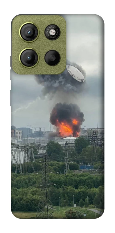 Чохол на Motorola Moto G15 4G Moscow never sleeps ver.4 фото 1 з 1