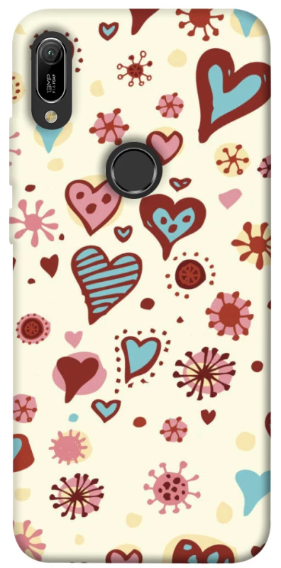 Чохол на Huawei Y6 (2019) Pretty hearts фото 1 з 1