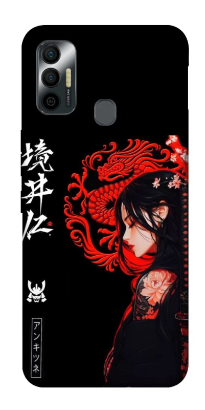 Чохол на TECNO Spark 7 Red Dragon фото 1 з 1