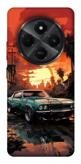 Чехол на Xiaomi Poco M7 Car at sunset фото 1 из 1