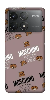 Чохол на Xiaomi Poco F6 Pro Moschino фото 1 з 1