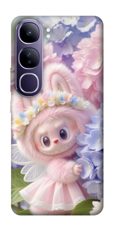 Чехол на Vivo Y300 Labubu & Flowers ver.1 фото 1 из 1