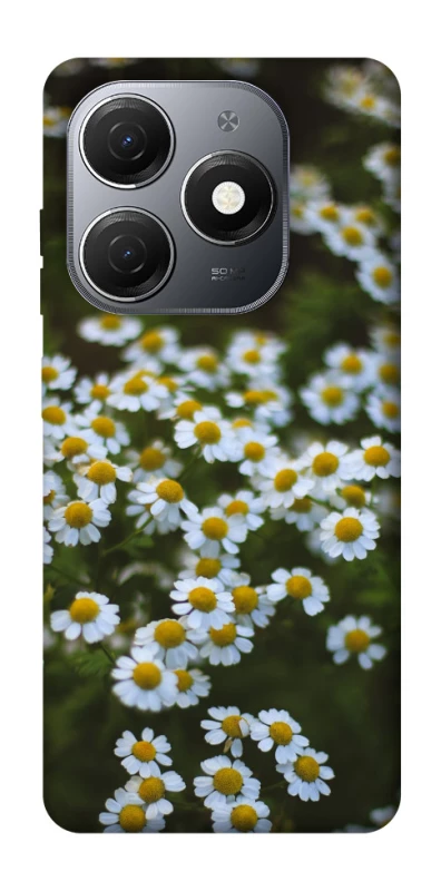 Чехол на TECNO Spark 20 Ромашки v13 фото 1 из 1