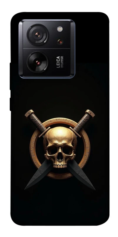 Чохол на Xiaomi 13T Golden Skull фото 1 з 1
