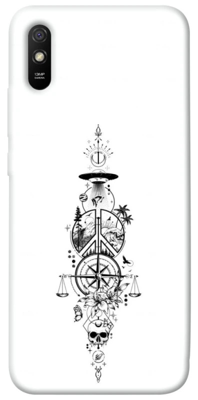 Чохол на Xiaomi Redmi 9A Tattoo ver.7 фото 1 з 1