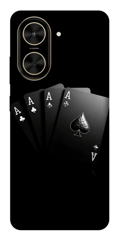 Чохол на Xiaomi Poco C71 Black Cards фото 1 з 1