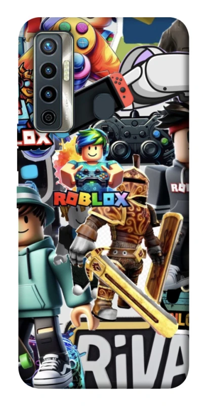 Чохол на TECNO Camon 17 Roblox collage ver.1 фото 1 з 1