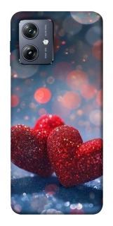 Чохол на Motorola Moto G54 Red hearts фото 1 Чохол на Motorola Moto G54 Red hearts фото 1 з 1