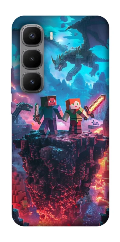 Чохол на Infinix Hot 60 Pro+ Minecraft v3 фото 1 з 1