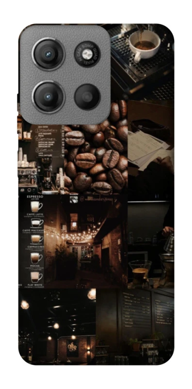 Чохол на Motorola Moto G15 Power Coffee collage ver.1 фото 1 з 1