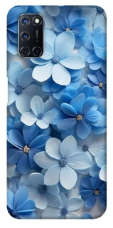 Чехол на Oppo A52 / A72 / A92 Синие цветы фото 1 из 1