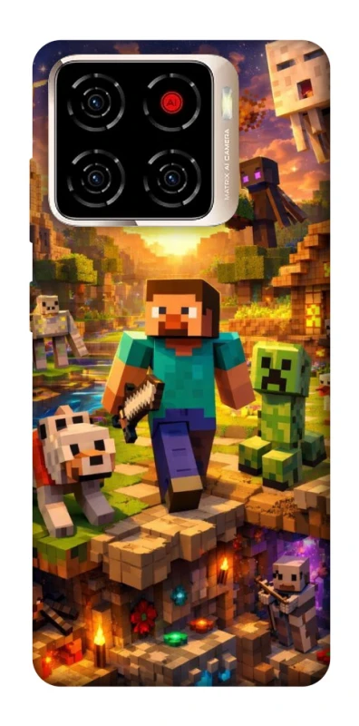 Чохол на ZTE Blade A56 Minecraft v6 фото 1 з 1