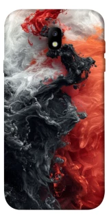 Чехол на Samsung J730 Galaxy J7 (2017) Black and Red фото 1 из 1