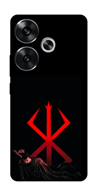 Чохол на Xiaomi Poco F6 Berserk Red Logo фото 1 з 1