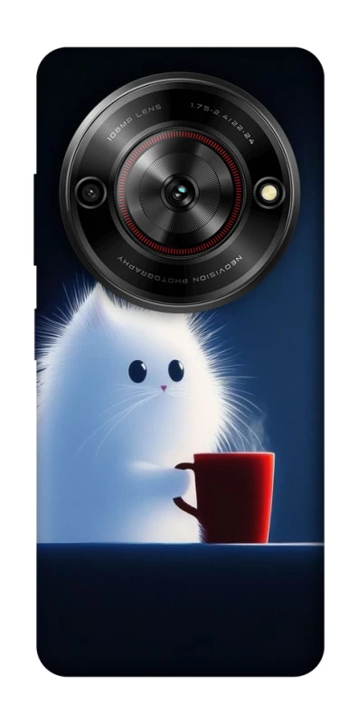 Чохол на ZTE Nubia Focus Чохол кіт з кавою фото 1 з 1