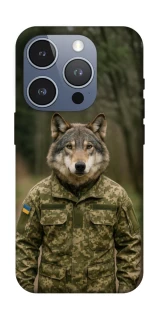 Чехол на Apple iPhone 16 Pro Волк защитник фото 1 из 1