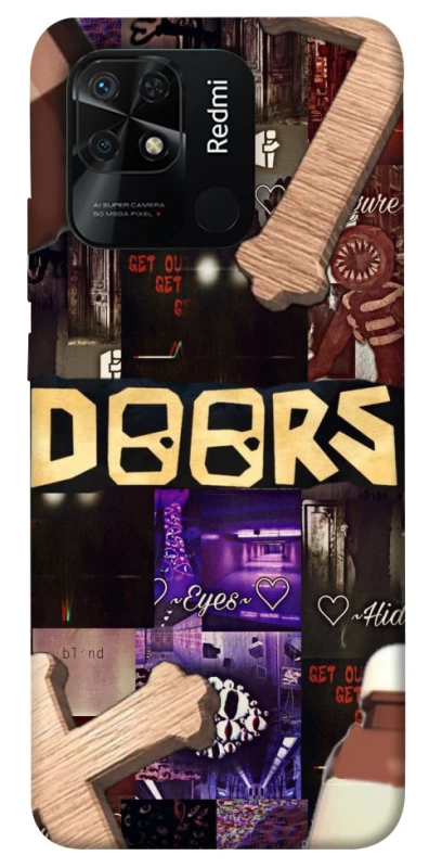 Чохол на Xiaomi Redmi 10C Roblox doors dark mode фото 1 з 1