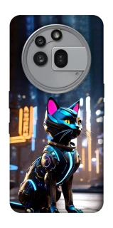 Чехол на Nothing Phone (3a) Pro Cyber cat фото 1 из 1